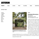 Anastasia Samoylova in ARTFORUM’s Critics’ Picks