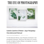 L’Œil de la Photographie: ‘Manufactured Manual’ by Jaya Pelupessy